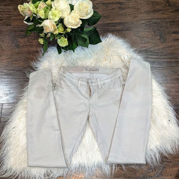 J. Brand Gray Sparkle Jeggings size 25 - Picture 2 of 7